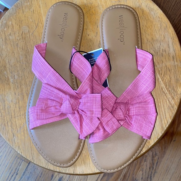west loop Shoes - NEW Fabric Slides